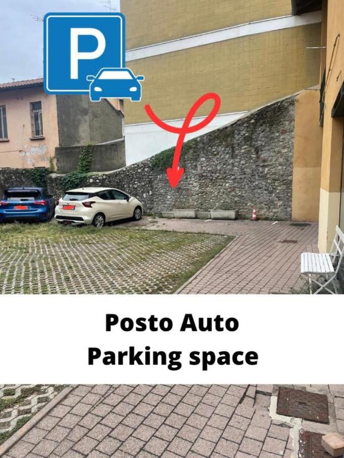 Leonardo Academy In 5' - Parcheggio Gratis - Laghi & Wi-Fi Lägenhet Sesto Calende Exteriör bild